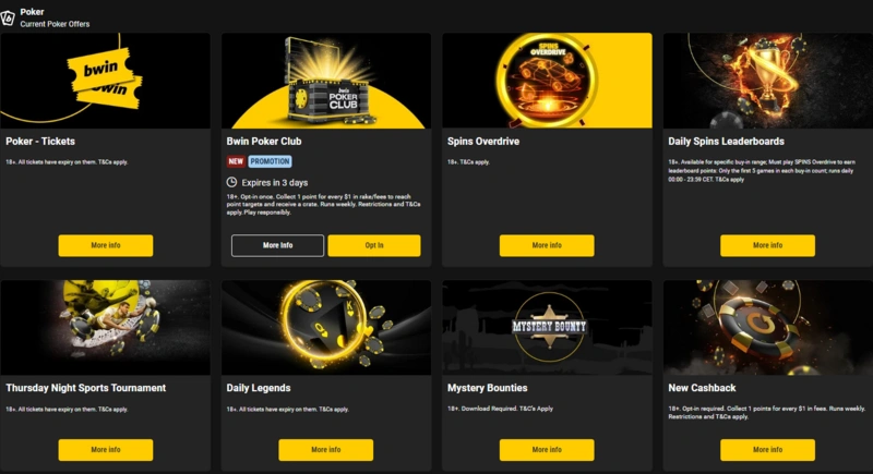 bwin offers page